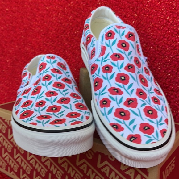 Vans Classic Slip-On Flowers True White WMNS - Picture 8 of 16